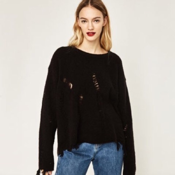 Zara | Sweaters | Zara Knit Wool Blend 
